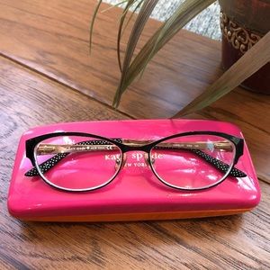 Kate Spade Metal Black & Gold glasses frames